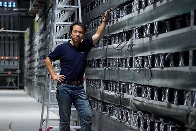 Chinese mining farm showcasing rows of high-performance miners under advanced cooling systems