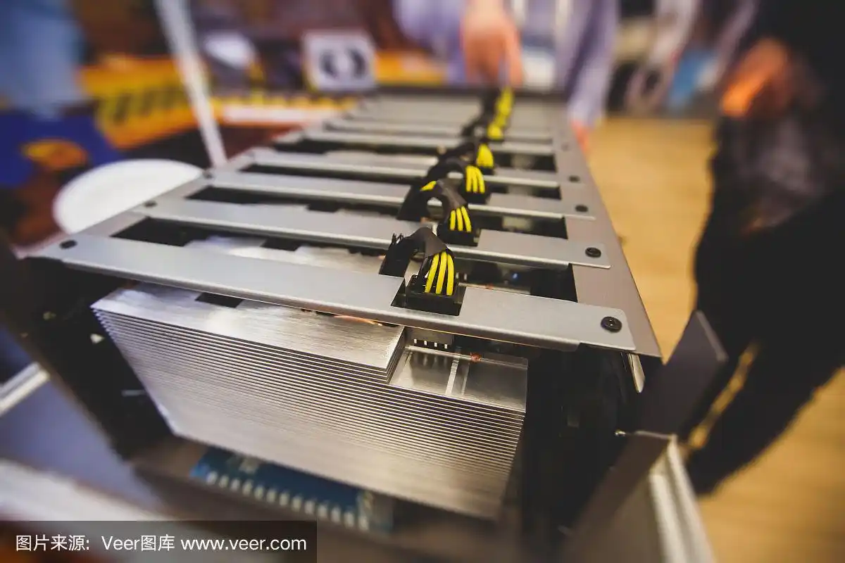 A bustling German mining farm harnessing renewable energy for efficient crypto operations